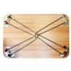 Eapmic 4Pcs 28.5'' Folding Hairpin Table Legs Solid Iron Heavy