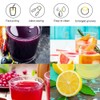 4 Pieces Handheld Lemon Squeezer Stainless Steel Manual Juicer Citrus