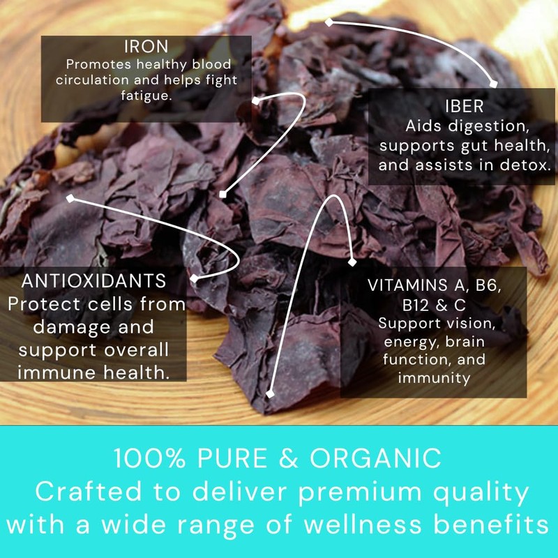 Ocean's Balance Organic Whole Leaf Dulse – Maine Coast Vegetables