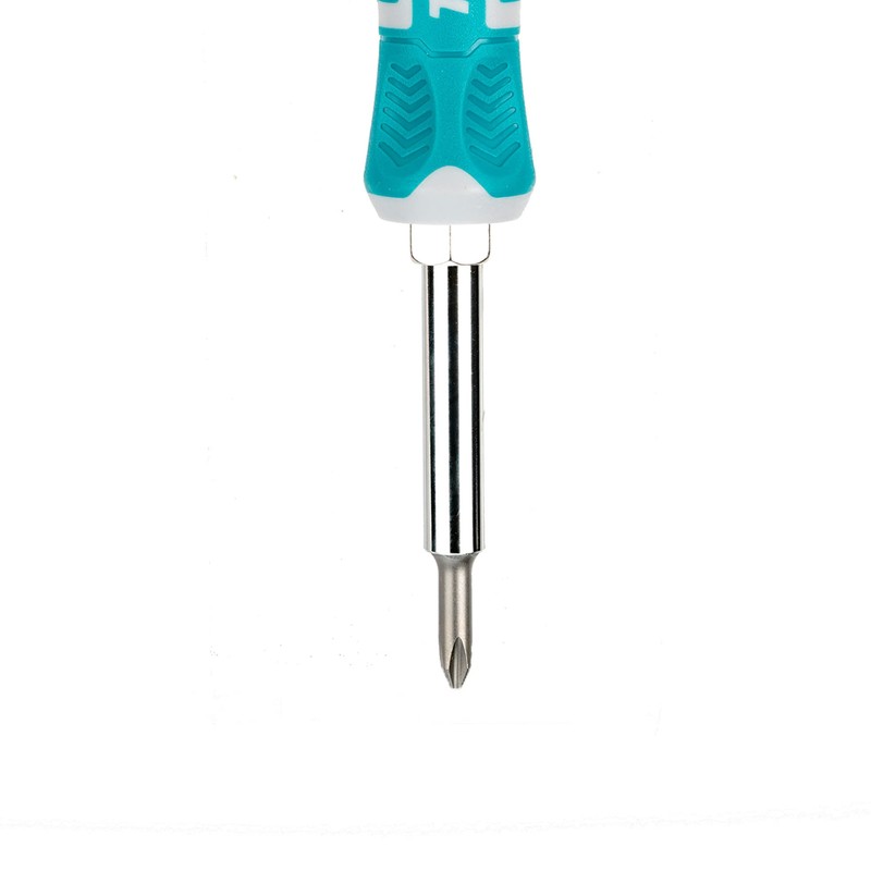 TOTAL - 6 in 1 Chrome Vanadium Steel Screwdriver Set