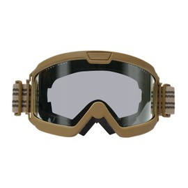 Coyote Rothco ANSI Rated OTG Goggles - Coyote Brown / Smoke 10748-CBSMOKE