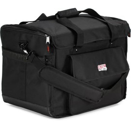 Gator Cases Studio Monitor Tote Bag Holds (2) Powered Monitors Up to 5" Driver Range, Fits JBL, Mackie, KRK, & More (G-STUDIOMON1)