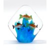 Keystone Glass Art Paperweight Tropical Fish Diamond Fish IN010610