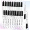 ULTECHNOVO 20pcs Dropper Tip Black Straws Pipette Eye Dropper Handle