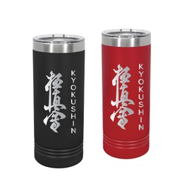 22oz Kyokushin | Stainless Steel | Double Insulated | Skinny Tumbler