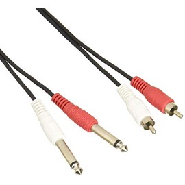 Kikutani TECH 2ch PH-1.5 Line Cable RCA (Male) ⇔ Monaural Phone (Male) 4.9 ft (1.5 m)