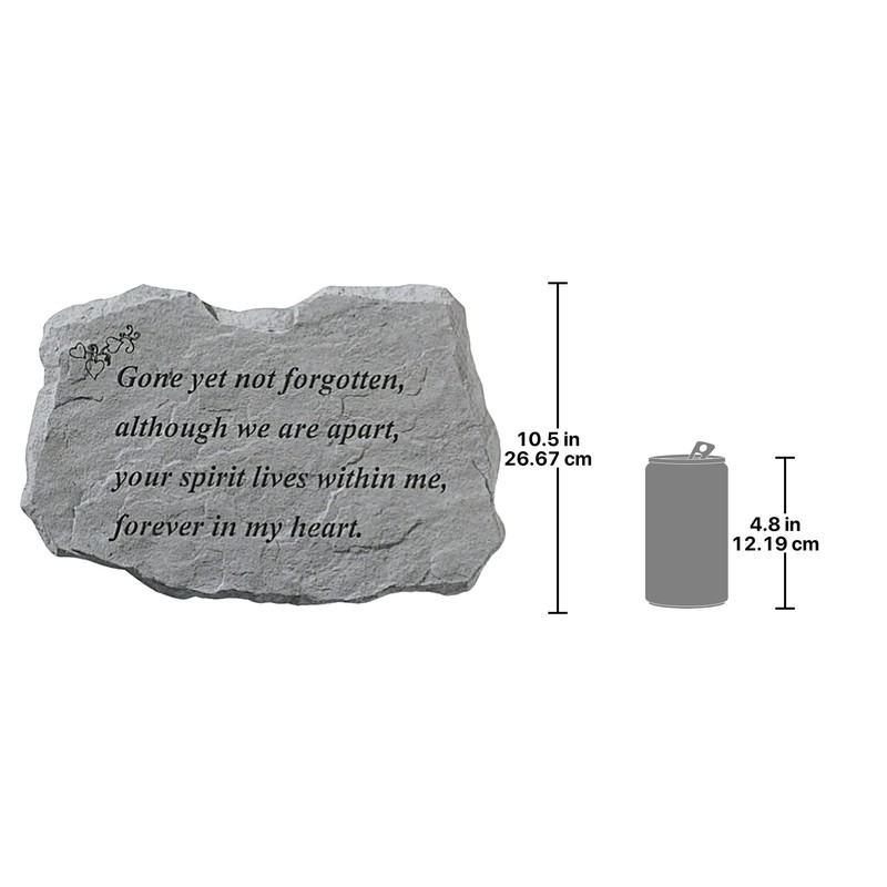 Design Toscano Gone Yet Not Forgotten: Cast Stone Memorial Garden