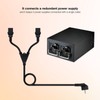 NANOCABLE 10.22.0100 - Splitter Power Cable, 1 Sckuko CEE7 Male