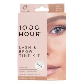 1000 Hour Eyelash & Brow Tint Kit Non Peroxide, Light Brown