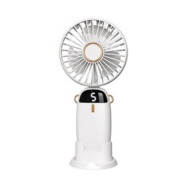 Cold Air Fan, 20 dB Quiet, Mini Fan, Lightweight and Convenient, Portable Fan, Stand, Neck Hanging, Up to 20 Hours of Operation, 4 in 1 Function, Handheld, Tabletop, Neck Fan, Heatstroke Prevention