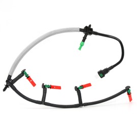 Injector Fuel Return Leak Off Pipe with Clips Defender for Transit mk8 2.2 TDCi RWD V363 2013-2018