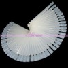 Generic 50-Tips Fan-shaped False Nail Art Tips Sticks Polish Foldable