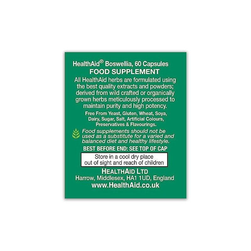 HealthAid Boswellia 400mg 60 Capsules