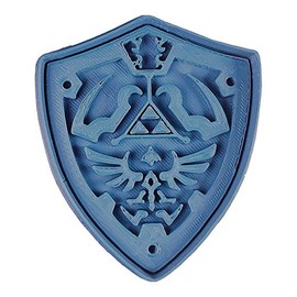 Cuticuter Escudo Hyrule The Legend of Zelda Cookie Cutter, Plastic, Blue, 8 x 7 x 1.5 cm