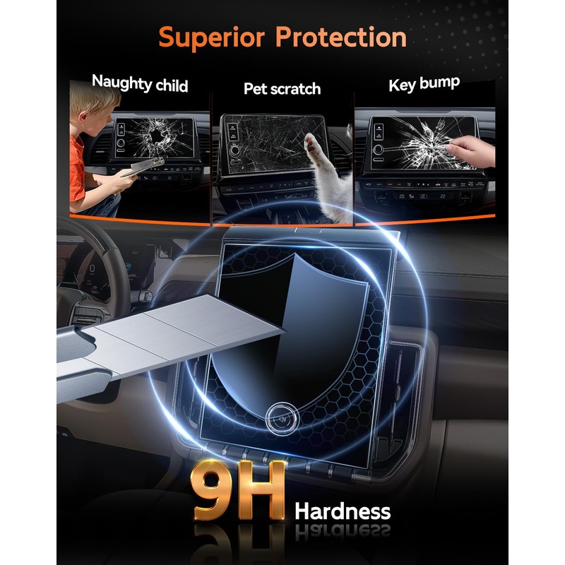 CDEFG For 2025 2026 GMC Yukon Screen Protector - 16.8