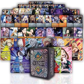 My Hero Academia, Universus 100 Card Bundle, Anime Trading Card Game Set, 100 Common/Uncommon Cards, 15 Foil Cards