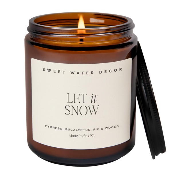 Sweet Water Decor Let it Snow Christmas Scented Candles -