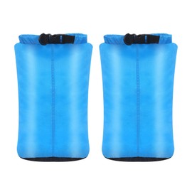 Wsetyy 2PCS Dry Bags, 3L/5L/10L Waterproof Dry Bag, Lightweight Canoe Bags for Kayaking Camping Hiking Traveling (Blue, 5L+5L)