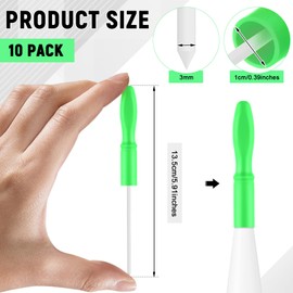 Gisafai 10 Pcs Caulk Tube Caps Reusable Caulk Saver Tube Sealer Caps Finishing Tool for Sealing and Preserving Open Universal Prevent Drying (Green)