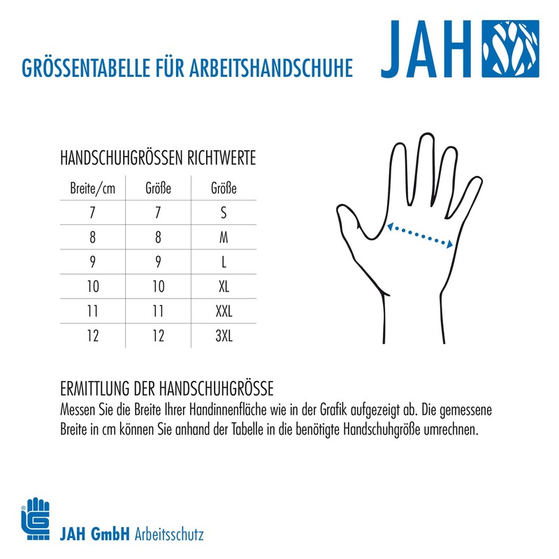 Jah NY-01-BL Nylon Gloves 12 Pairs Elastic Medium Weight Blue