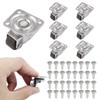 Murtenze Mini Swivel Caster Wheels - 8PCS, 1/2 inch Diameter,
