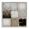 Stupell Industries Antique Ceiling Tile Collage Vintage Glam Abstract Patterns,