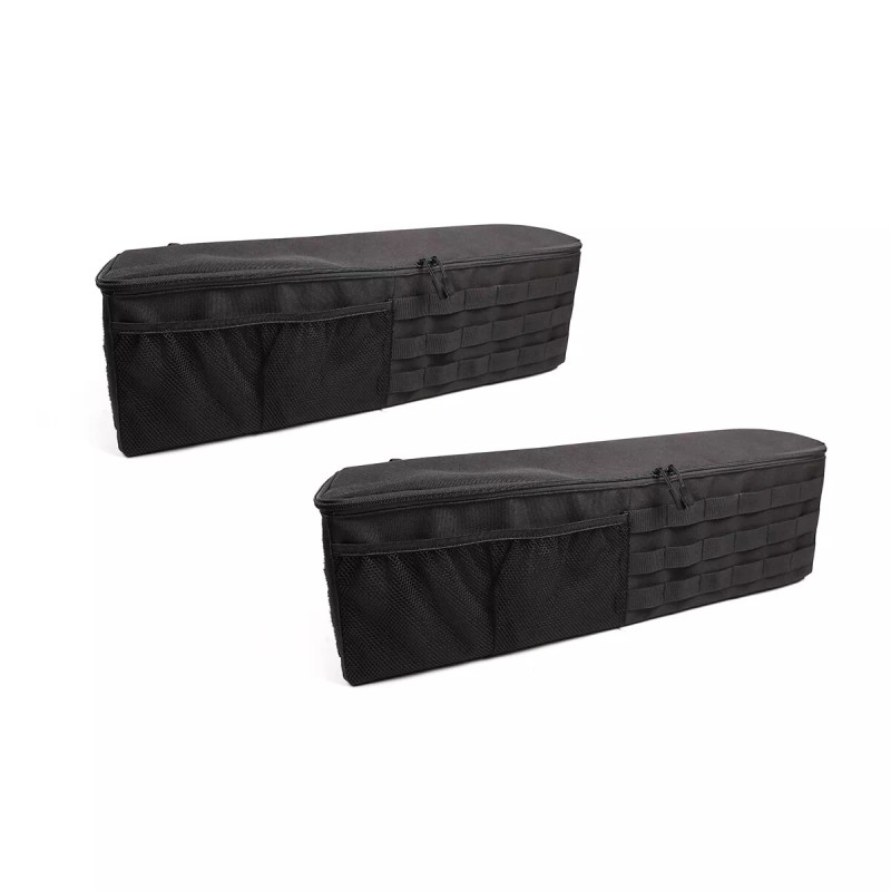 momocar 2PC Rear Trunk Side Storage Box Cargo Organizers For