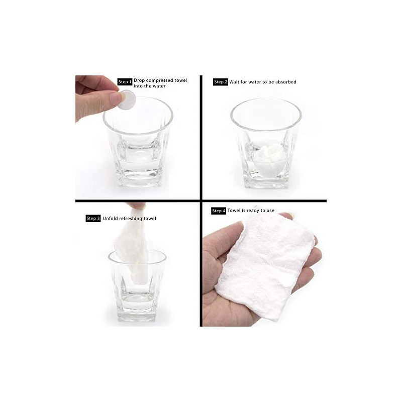 HealthGoodsAU - Compressed Disposable Towel Tissue Wipes | Coin Tissues