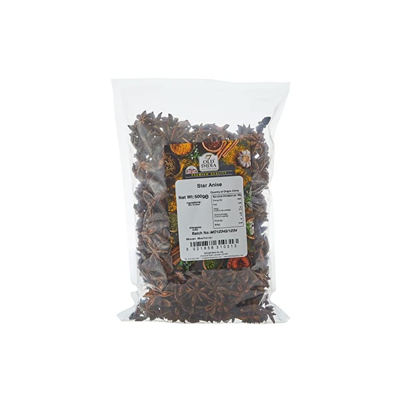 Old India Star Anise 500g
