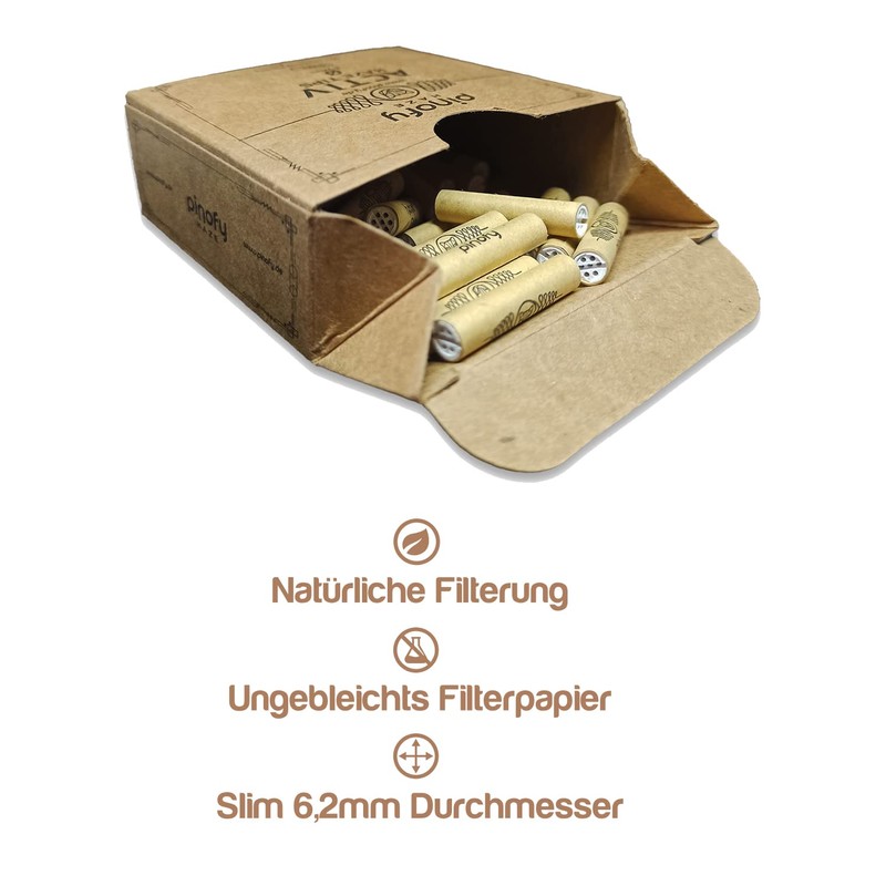 PINOFY Activated Carbon Filter Set | 200 Activated Carbon Tips