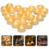 Led 24 Velas Led Ambar Parpadeantes Decoracion Fiestas Boda Xv