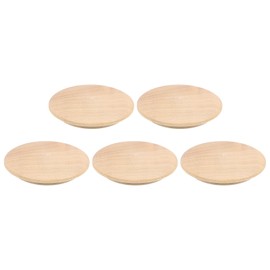 QUARKZMAN Wood Hole Plugs, Pack of 5 45 x 35 mm Cover Caps for Drill Holes, Round Head, Hardwood Screw Cover Screw Hole Plugs for Furniture, Tables, Chairs, Cabinets, Craft Projects