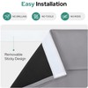 HOMEIDEAS 100% Blackout Sidelight Curtains for Front Door, Side Door