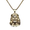 Jesus Pendant, Jesus Necklace for Men, Christ Jesus Head Necklace