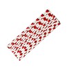100 Pcs Disposable Straws, Biodegradable Paper Straws for Juices, Shakes,