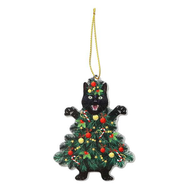 Thyonta Black Cat Christmas Tree Hanging Decoration Pet Dog and