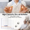 XUNIUZERO Hearing Aid Batteries Size 13, Mercury Free (24 Count),