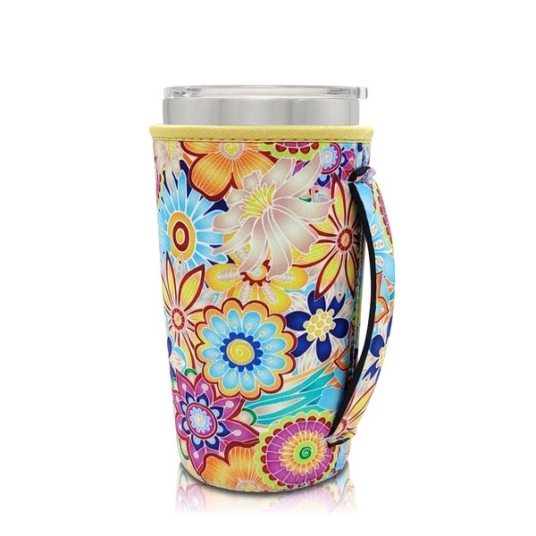 AJLTPA Neoprene Insulated Sleeves Cup Holder with Handle for 20oz
