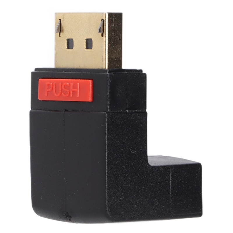 Right Angled DP Adapter UP Down 90 Degree Male to