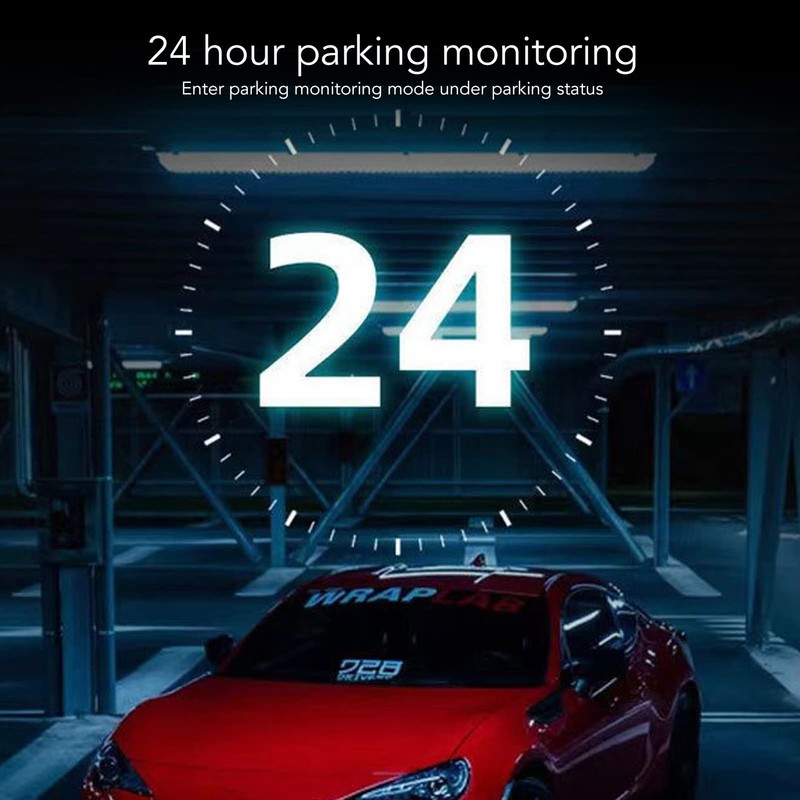 Dash Cam Front and Rear Cars 1080P FHD Dashcam, Rotating