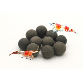 Awesome Industries Shrimp Tourmaline Balls with Calcium & Over 30 Elements That Improve Health, Color, Shedding, Breeding & Survival Rate (10 Pack Regular)