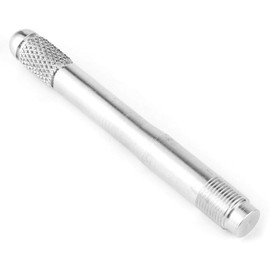Steel Wheel Hanger Guide Tool Tyre Positioning Pin Tool Wheel Mount Nut Bolt Removal Tool M14x1.5mm Universal Silver