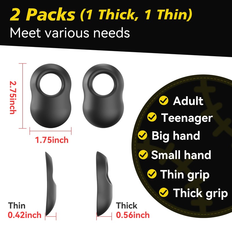 2 Pack Batter's Baseball Thumb Guard for Pro Batters, Hitter