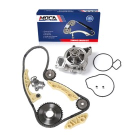 MOCA Timing Chain Kit Water Pump for 2002-2009 Saturn Aura Sky & Vue & Cobalt & HHR Oldsmobile Alero 2.2L 2.4L L4 16V DOHC F 5