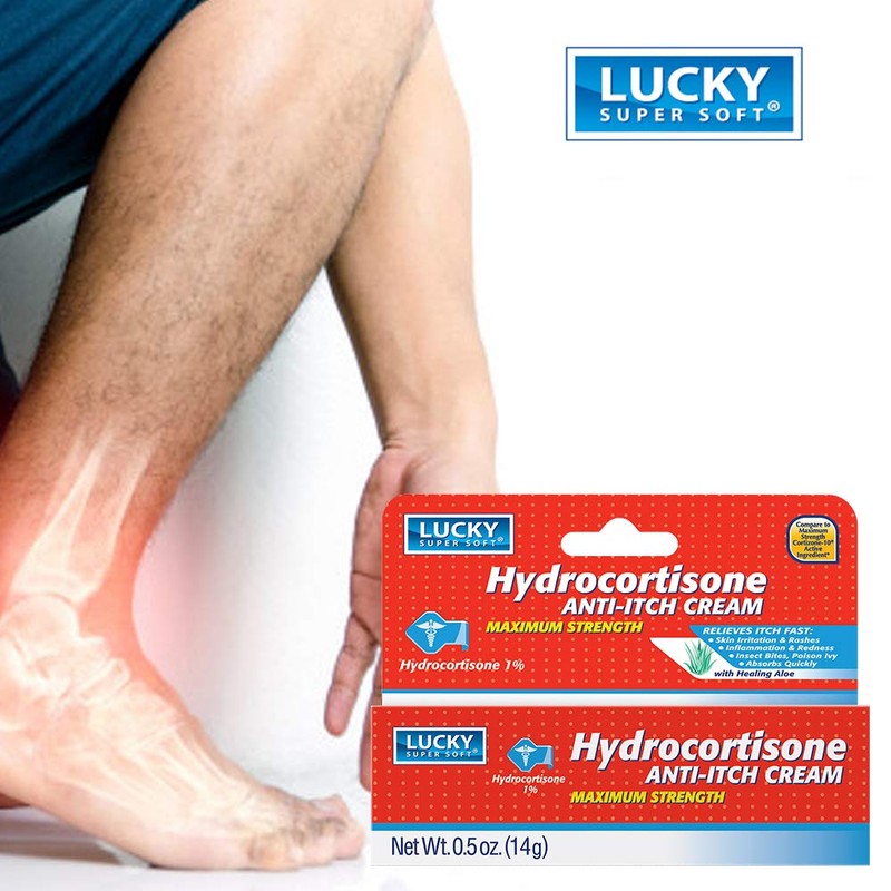 Lucky Super Soft Hydrocortisone, Anti-Itch Creme, 0.5 Ounce