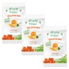 Simple Mixes Natural Gelatin Dessert, Orange, Healthy Snack, Dye-Free, Lactose-Free,