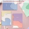 4 Pieces Cuadernos De Espiral, Libreta De Notas A5, Cuaderno