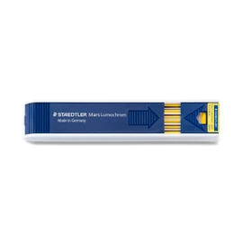 Staedtler Mars Lumochrom 204 Case of 12 Drawing Leads 2 mm Yellow