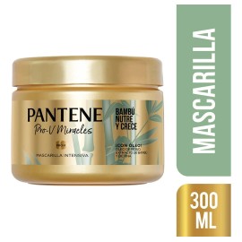 Mascarilla para Cabello Pantene Pro-V Miracle Bambú Nutre y Crece Protege y Hidrata Profundamente 300ml