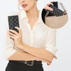 Sightor Sunglasses Case, 2 Pcs Soft Eyeglass Cases Checkered Sunglass